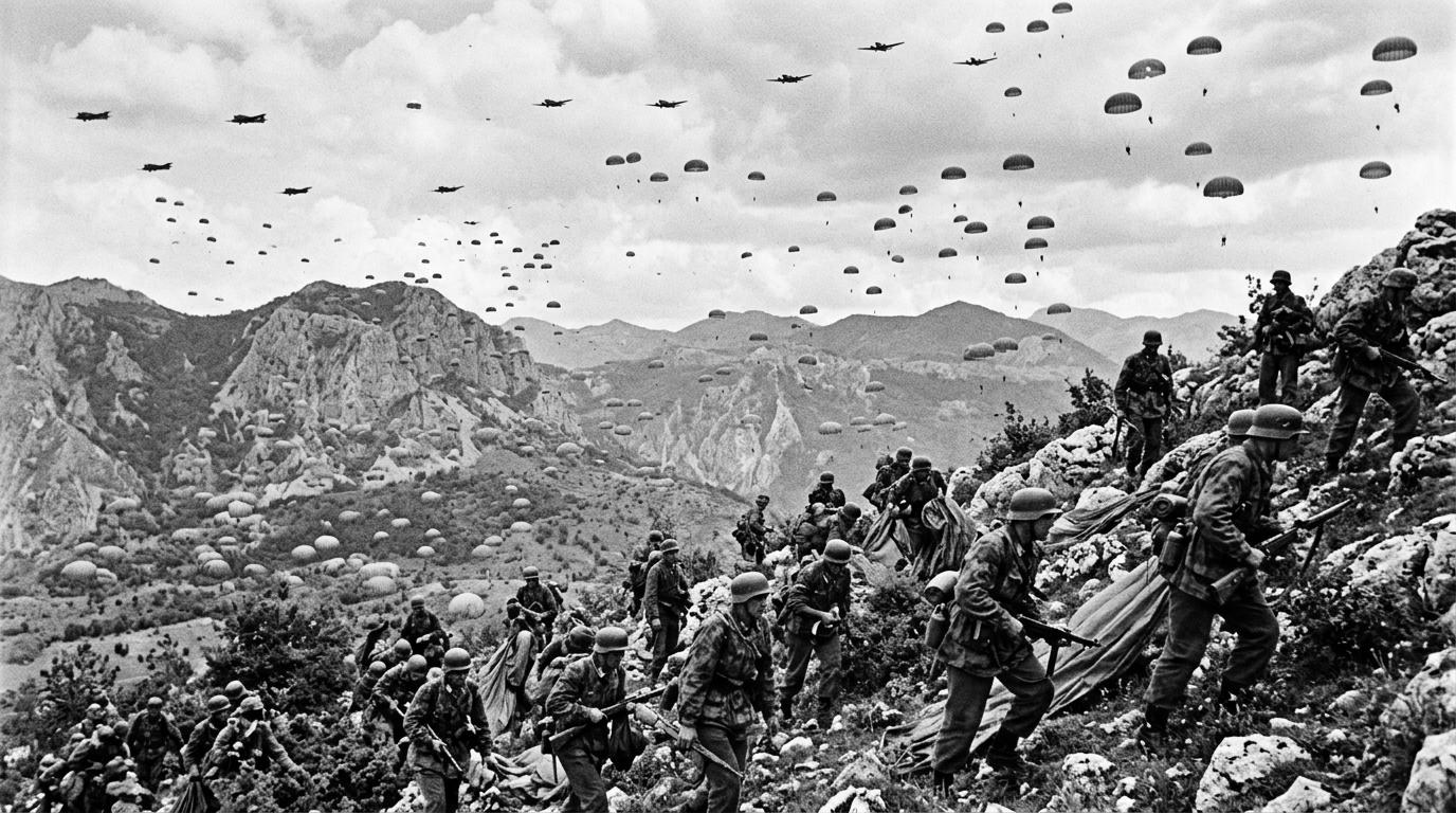 Desant na Drvar 1944: Nemački neuspeli pokušaj hvatanja Tita (Operacija Konjićev skok)