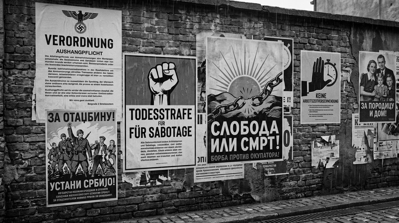 Propaganda u okupiranoj Srbiji: Nedićevi plakati, cenzurisana štampa i ratni leci